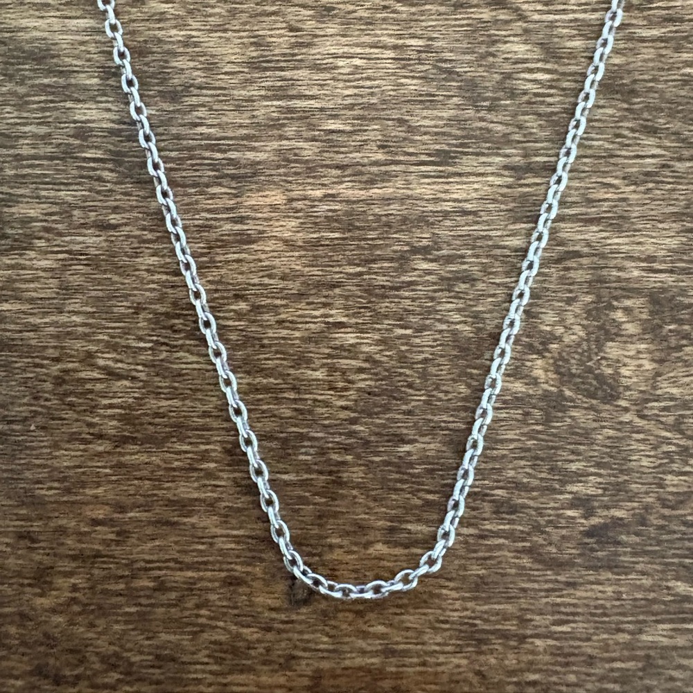 Tiffany & Co. Peretti 925 Silver Chain Necklace 17.25”